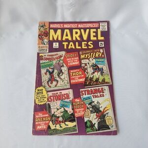 Marvel Tales #3 July 1966 Comic Book Marvel Mightiest Masterpieces FN Rare Raw‎